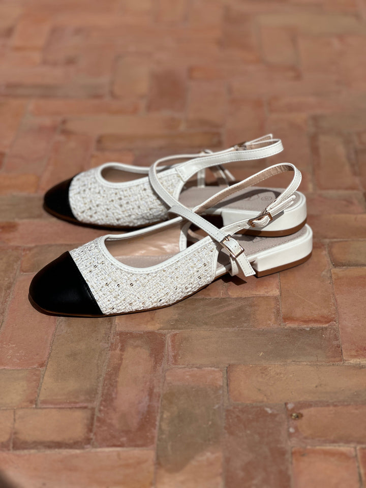 Maria™ | Slingbacks i tweed
