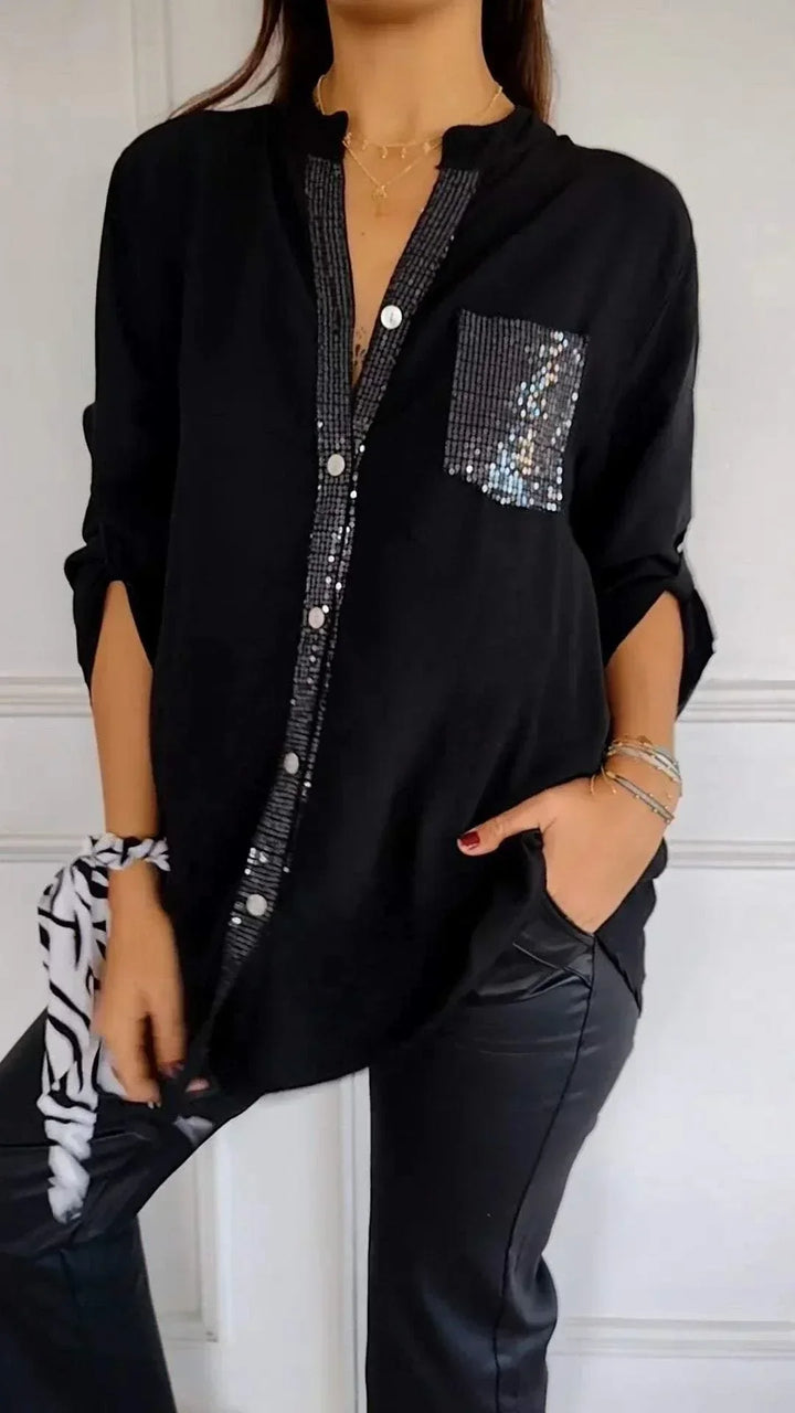 Mia | Elegant Glödande Blus