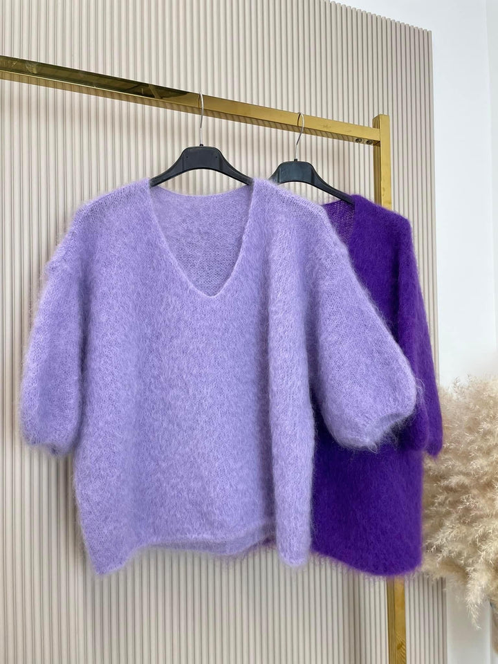 LINDA | Mjuk mohairärmtröja