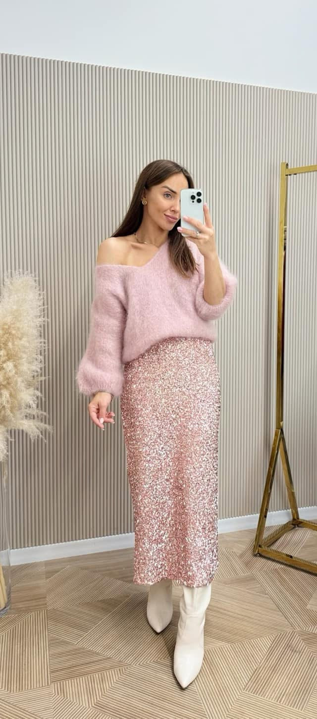 LINDA | Mjuk mohairärmtröja