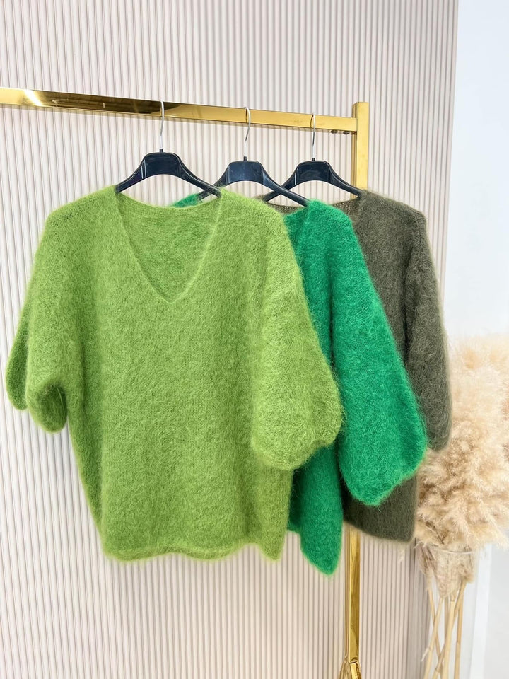 LINDA | Mjuk mohairärmtröja
