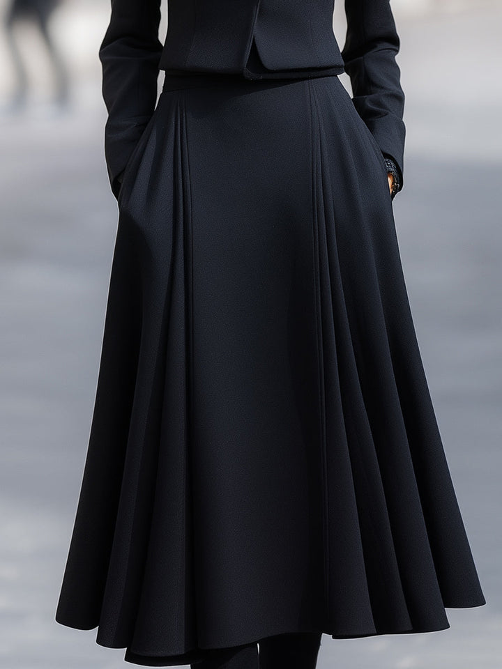 Elegant kavaj med midikjol