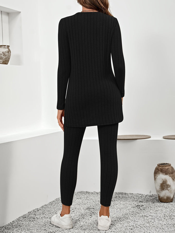 Mila Ribbad loungewear-set