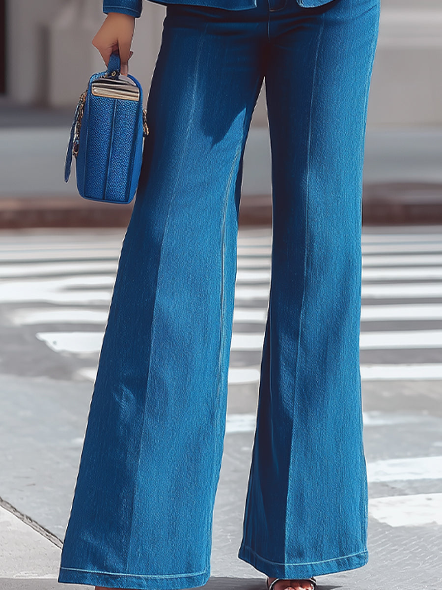 Mooyius Skräddarsydd Denimkostym