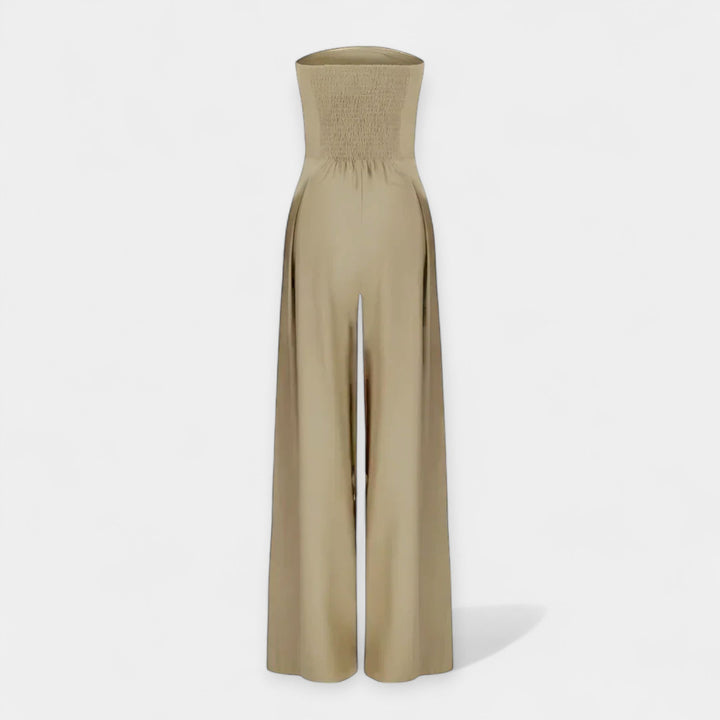 Elegant axelbandslös jumpsuit