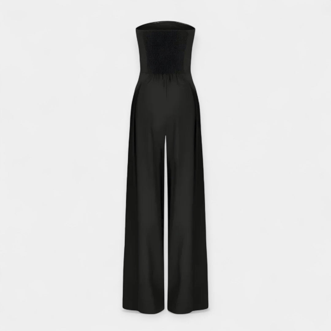 Elegant axelbandslös jumpsuit