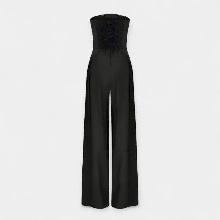 Elegant axelbandslös jumpsuit