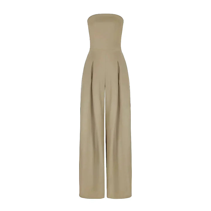 Elegant axelbandslös jumpsuit