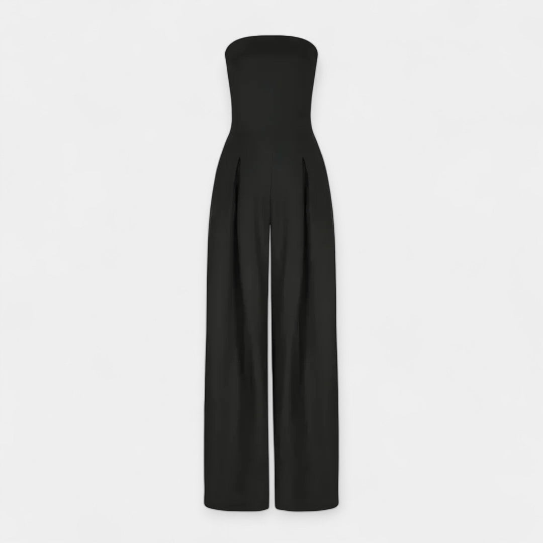 Elegant axelbandslös jumpsuit