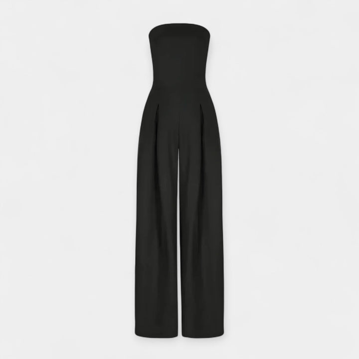 Elegant axelbandslös jumpsuit