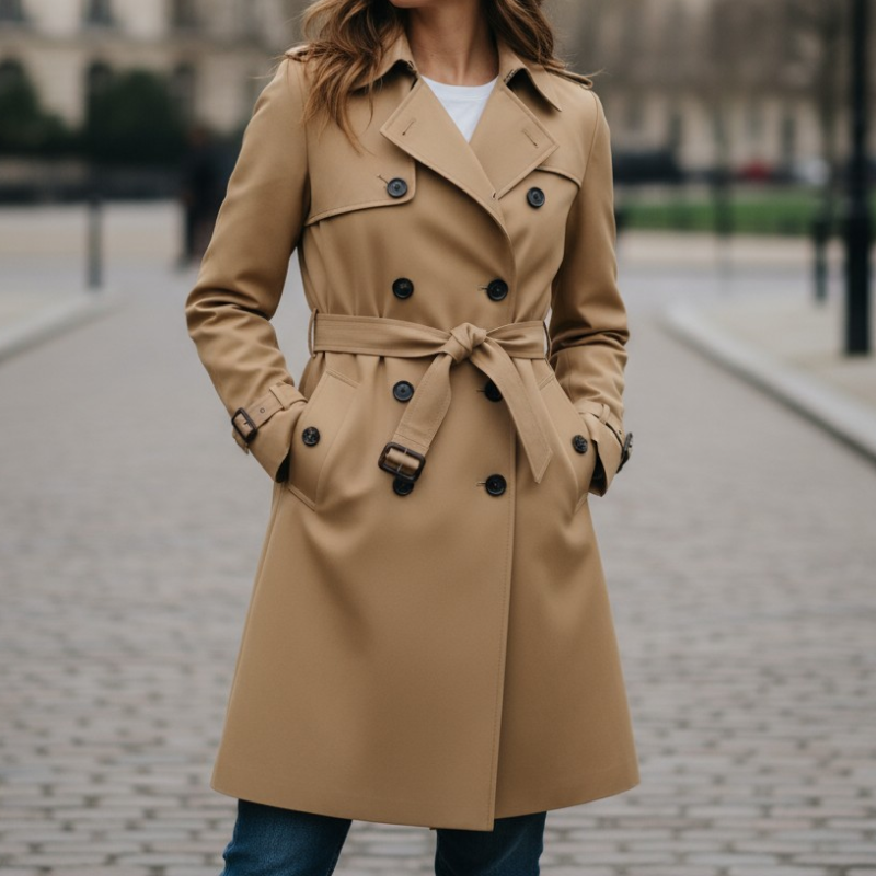 Isabelle | Tidlös trenchcoat