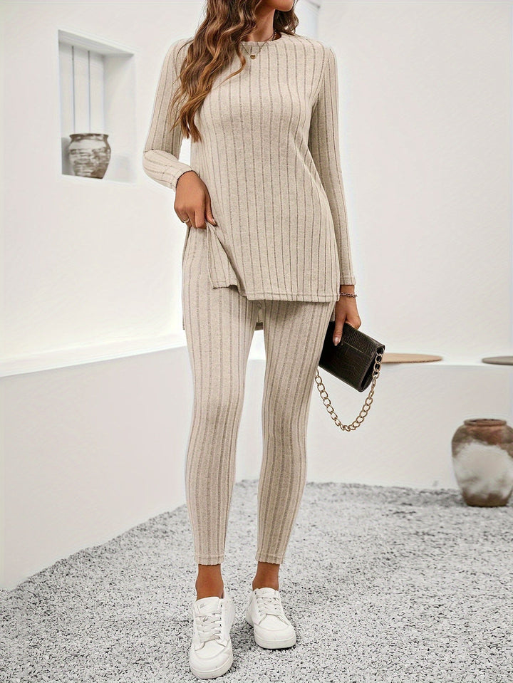 Mila Ribbad loungewear-set