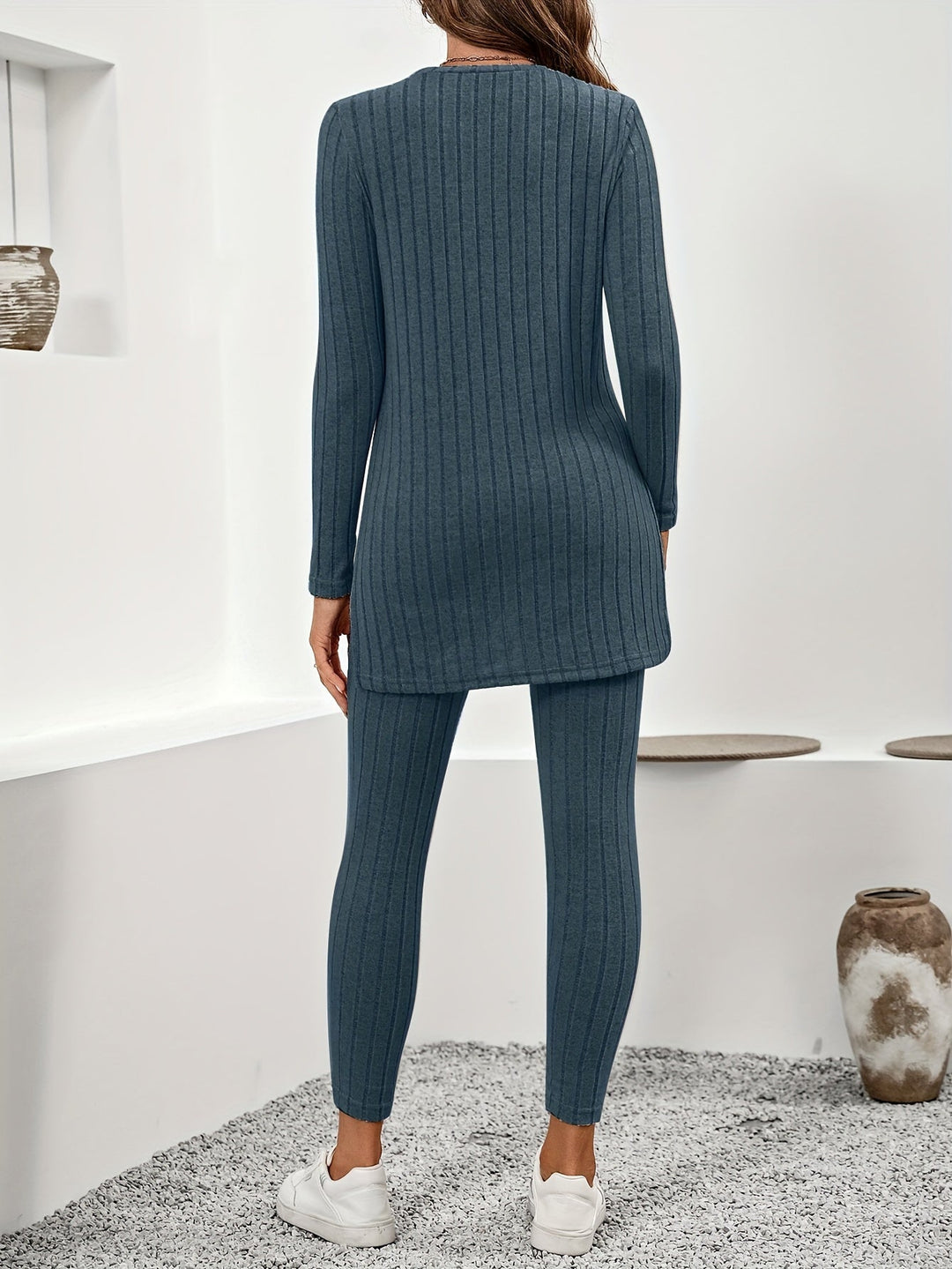 Mila Ribbad loungewear-set