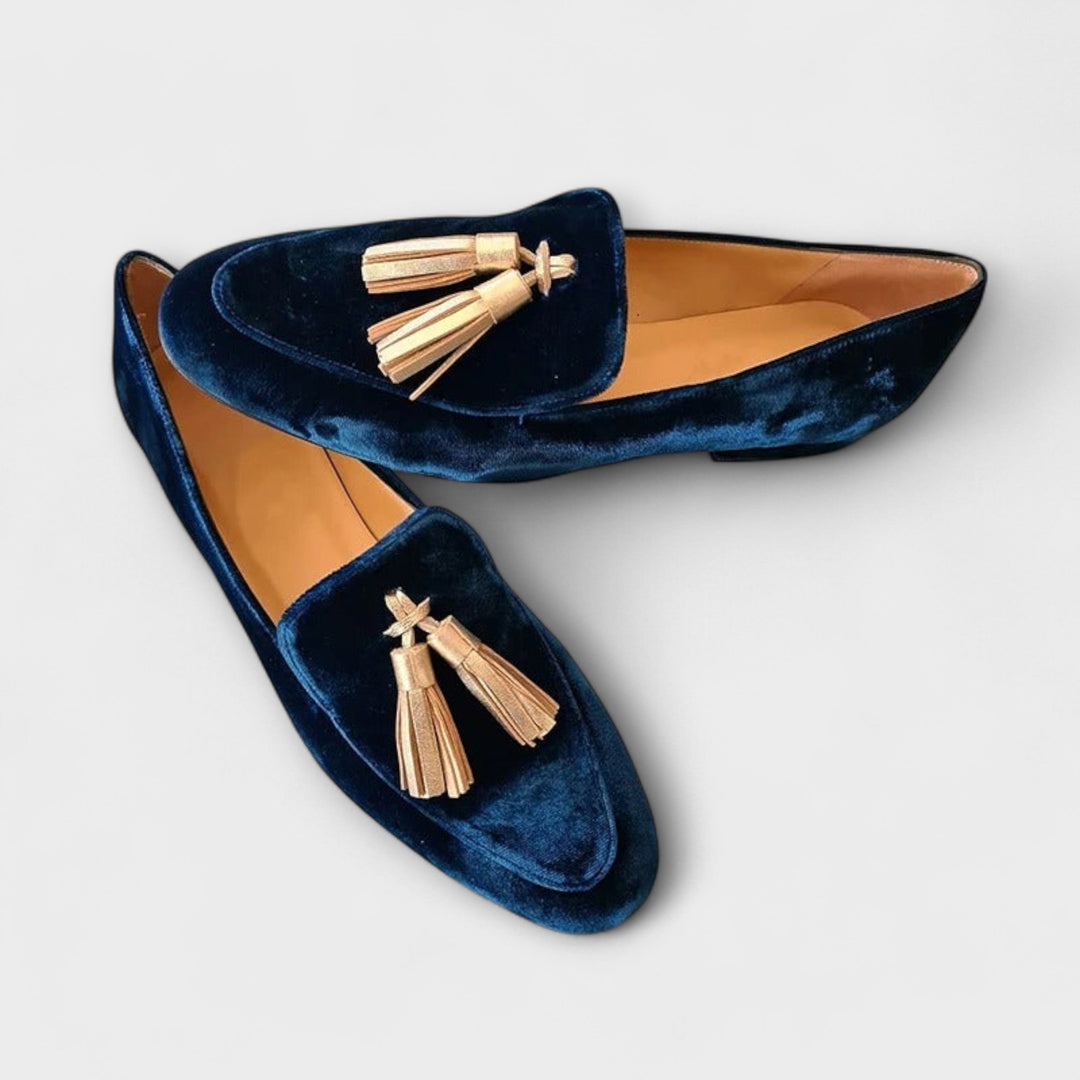 Carina™ | Vintageinspirerade loafers med tofsar