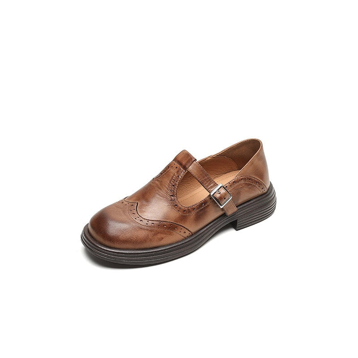 Elva™ Elegant Leather Mary Janes
