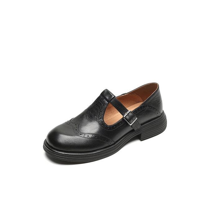 Elva™ Elegant Leather Mary Janes