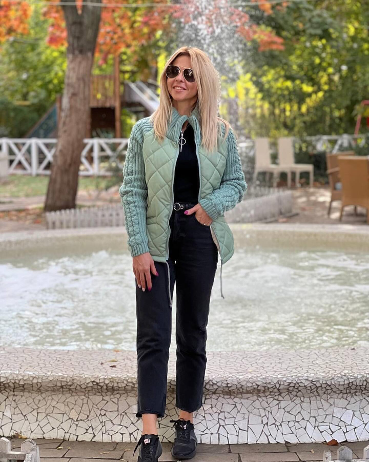 Nora Damjacka med Patchworkmönster