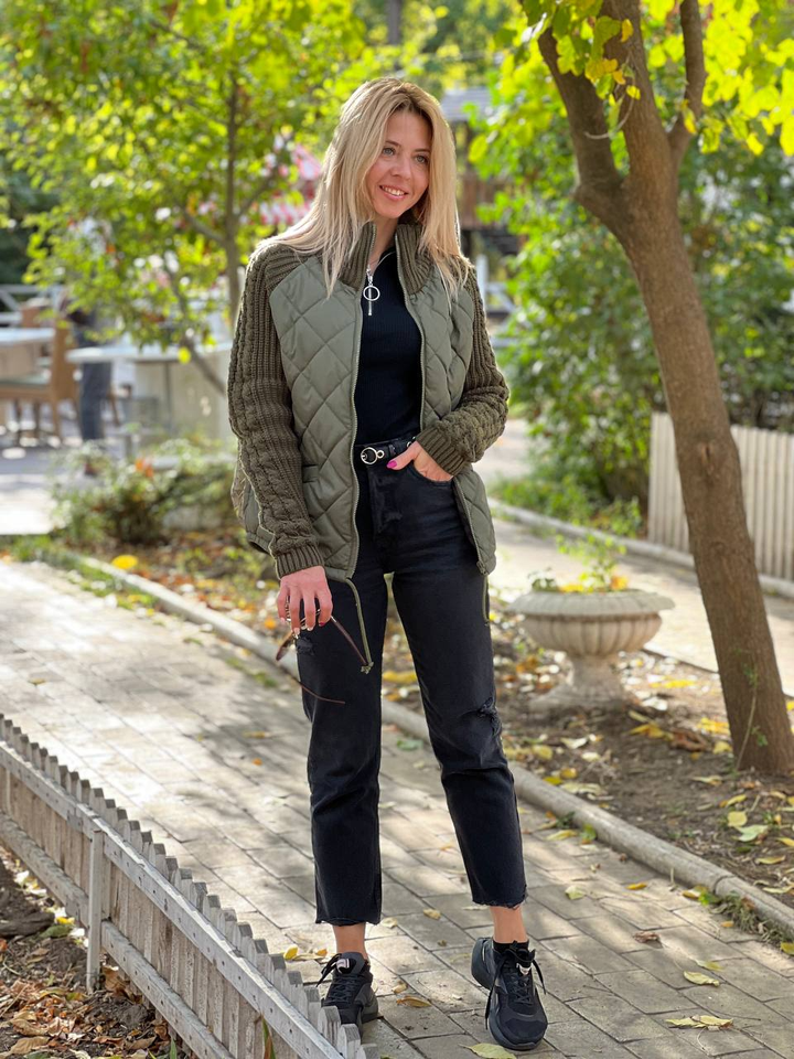 Nora Damjacka med Patchworkmönster