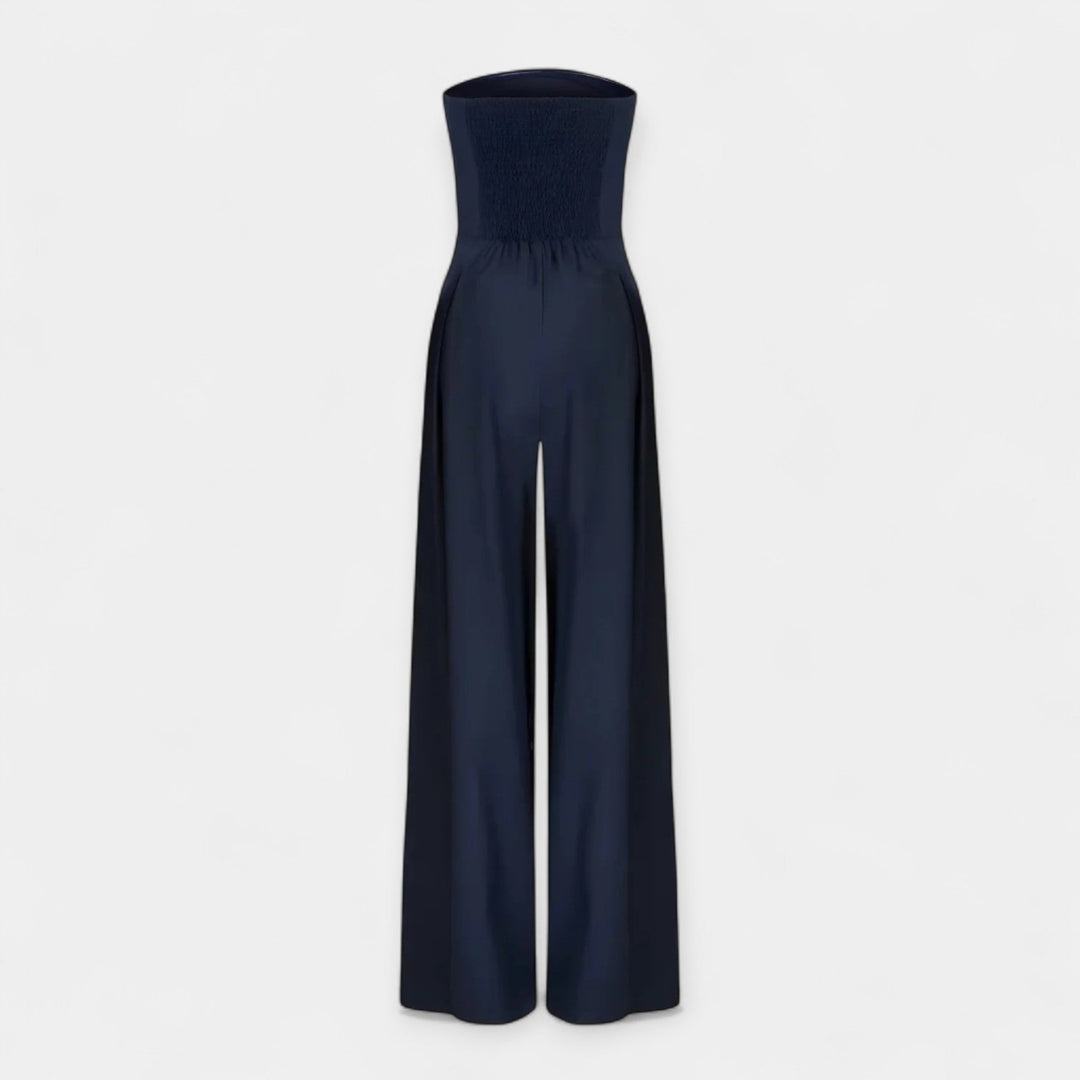 Elegant axelbandslös jumpsuit