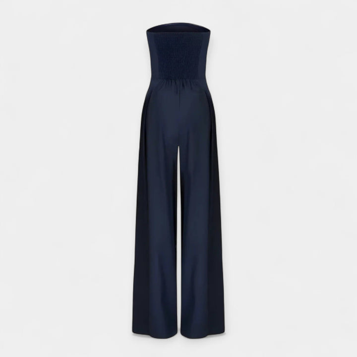 Elegant axelbandslös jumpsuit