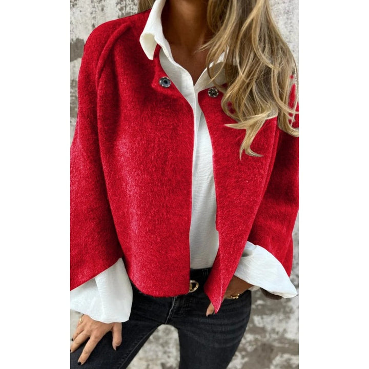 Elise™ – Kort kappa med eleganta utsvängda ärmar