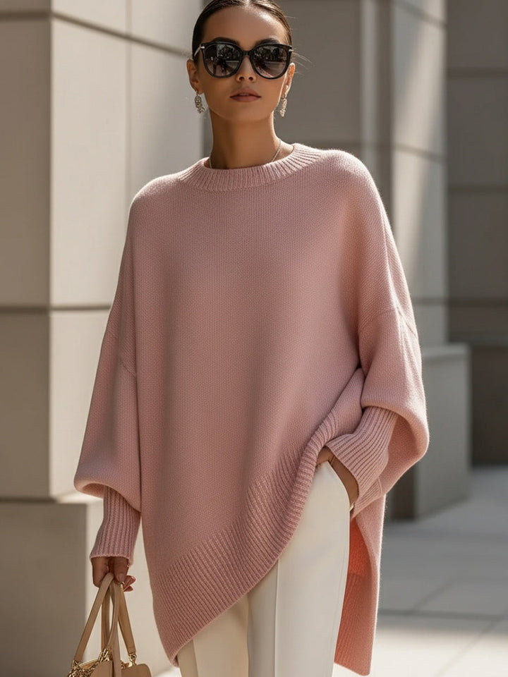 EMMA | OVERSIZED KNIT PONCHO SWEATER