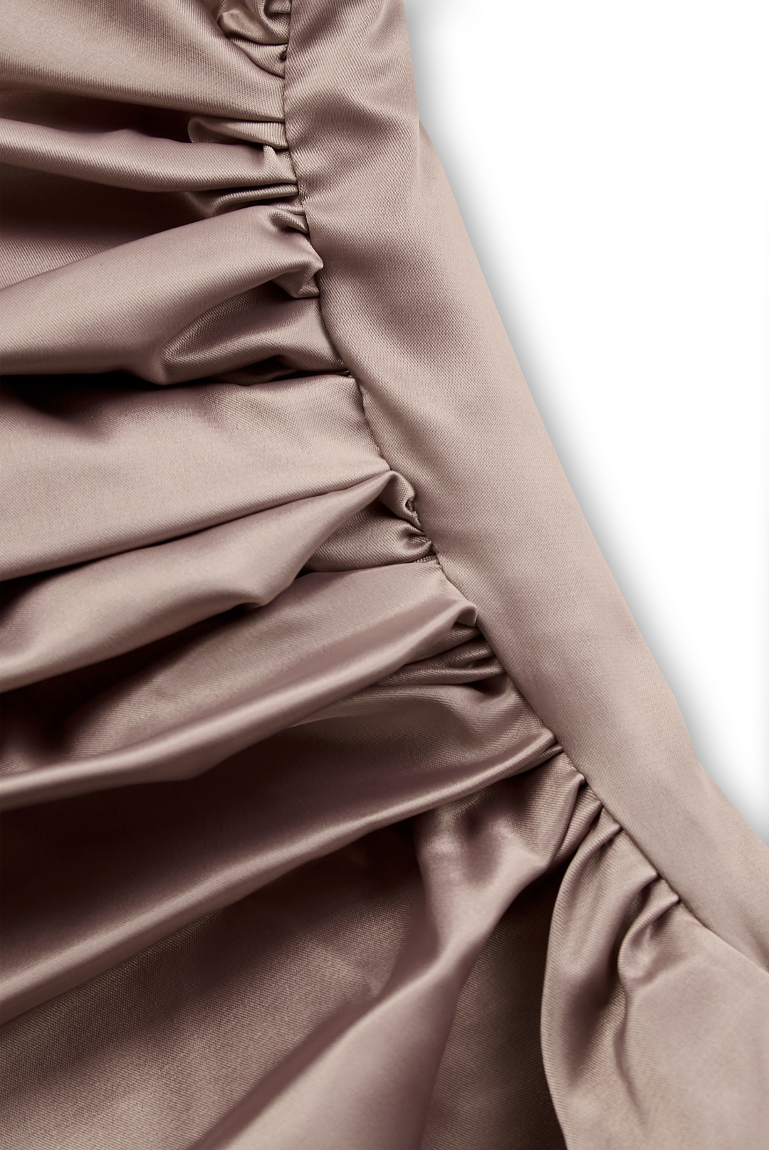 Vivienne | Champagne Satin Gown