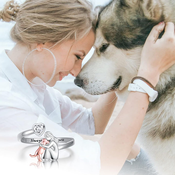 Amina | Rose Dog Ring