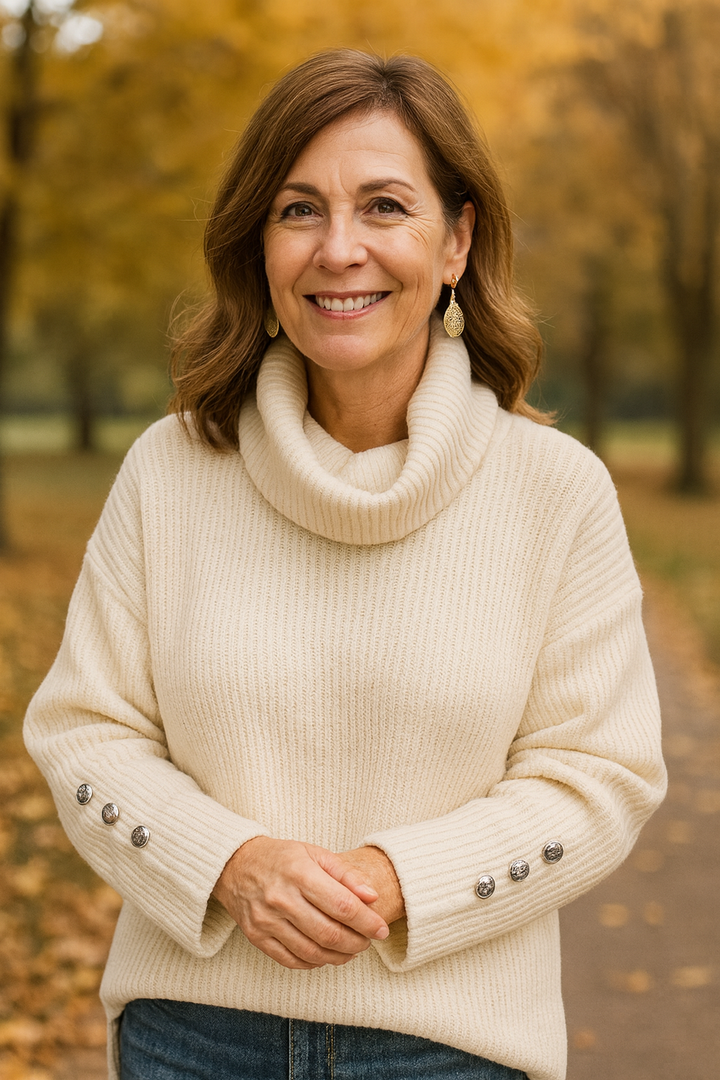 Tila | knitted turtleneck pullover