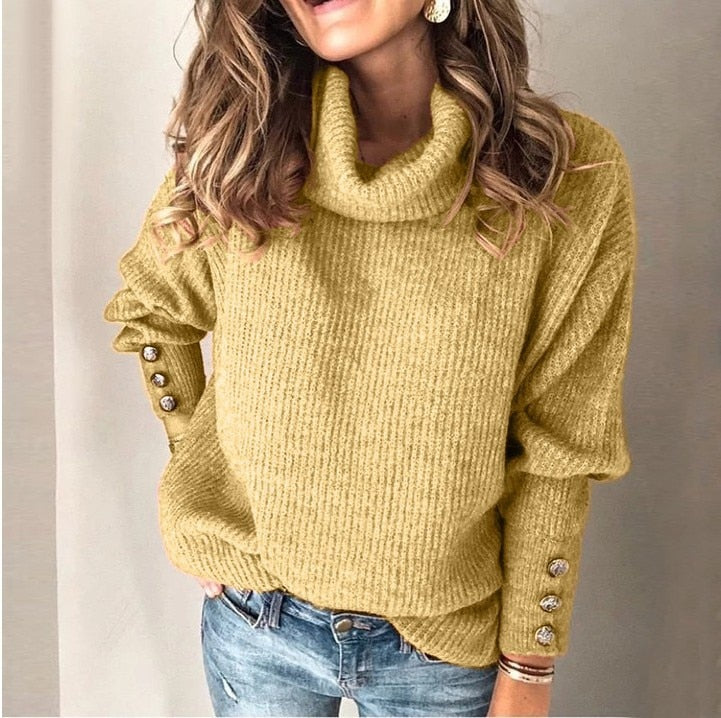 Tila | knitted turtleneck pullover