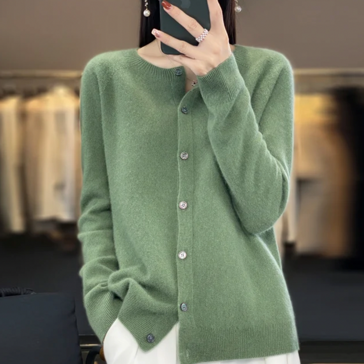 Anna Merino Wool Cardigan