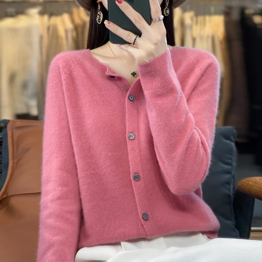 Anna Merino Wool Cardigan