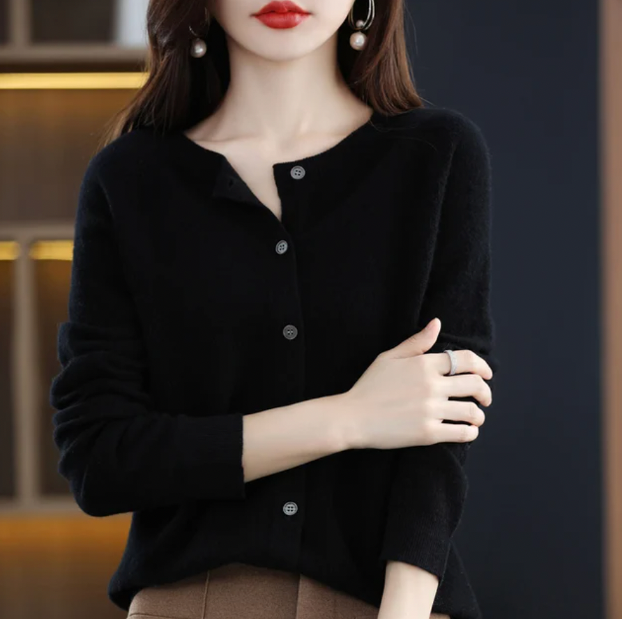 Anna Merino Wool Cardigan