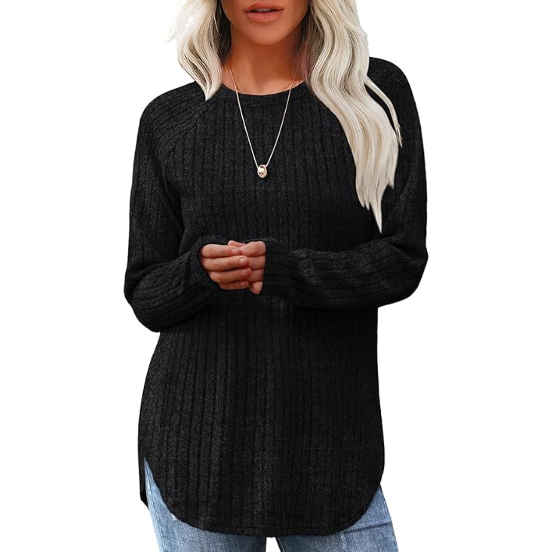 BARBARA | LÖS TRÖJA MED RUND HALS