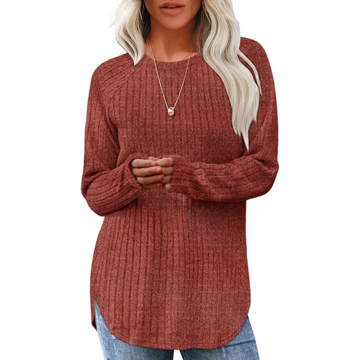 BARBARA | LÖS TRÖJA MED RUND HALS
