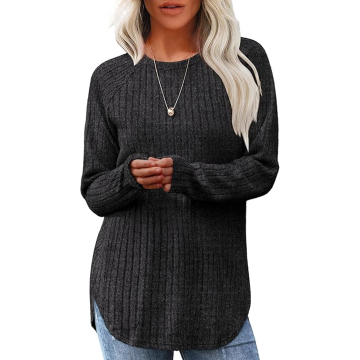 BARBARA | LÖS TRÖJA MED RUND HALS