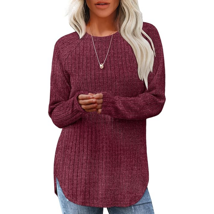 BARBARA | LÖS TRÖJA MED RUND HALS