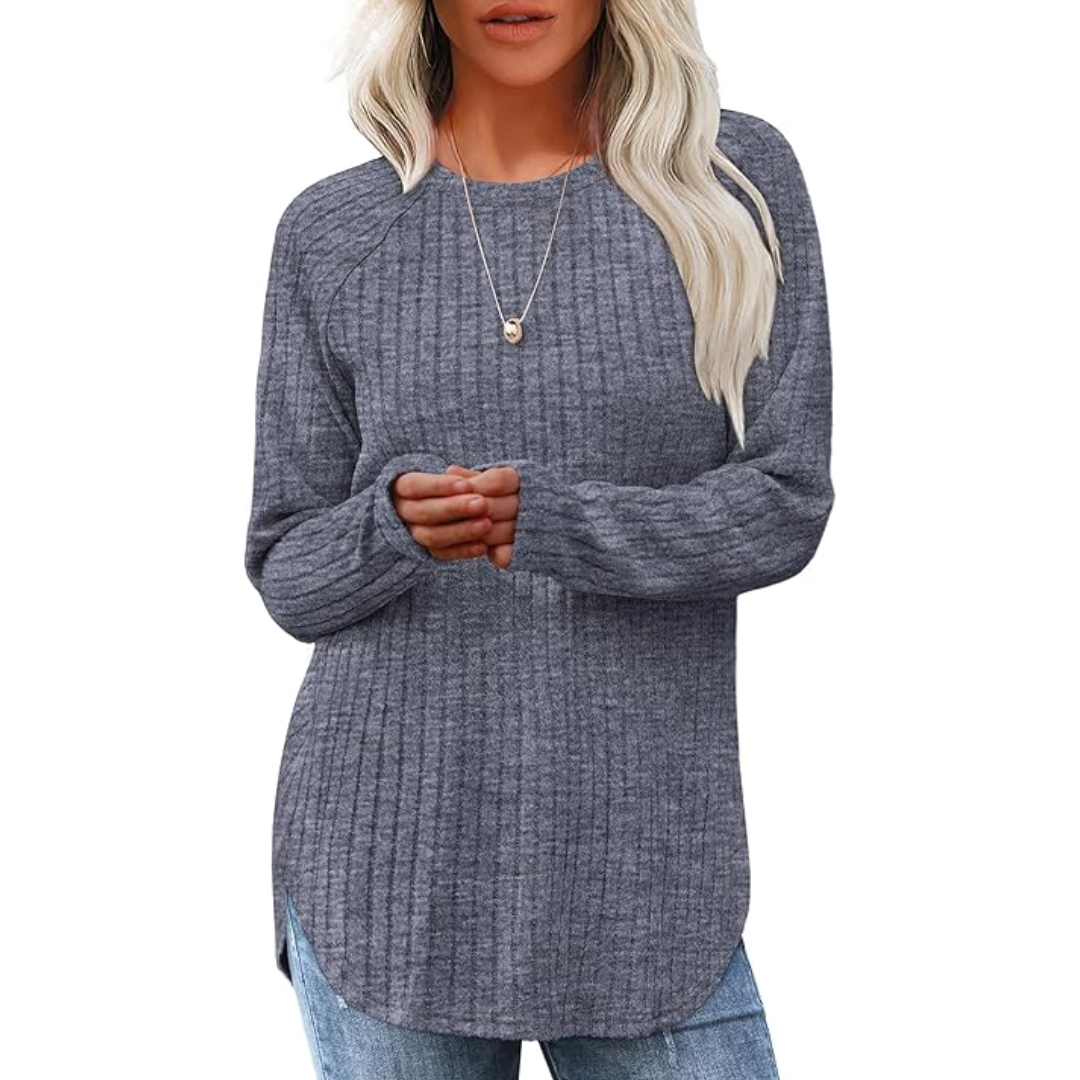 BARBARA | LÖS TRÖJA MED RUND HALS