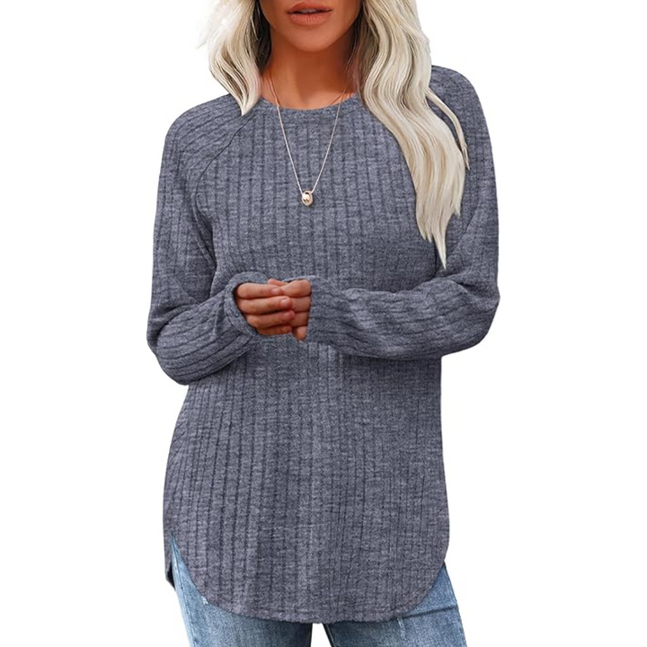 BARBARA | LÖS TRÖJA MED RUND HALS