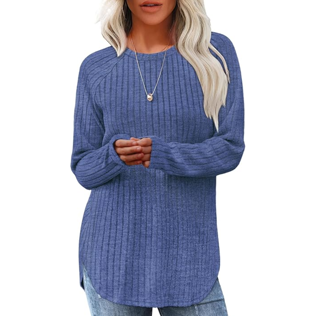 BARBARA | LÖS TRÖJA MED RUND HALS