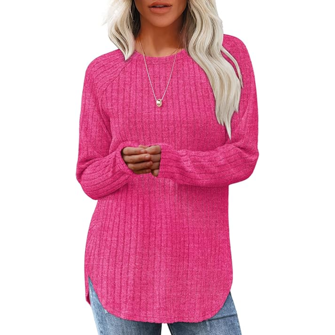 BARBARA | LÖS TRÖJA MED RUND HALS