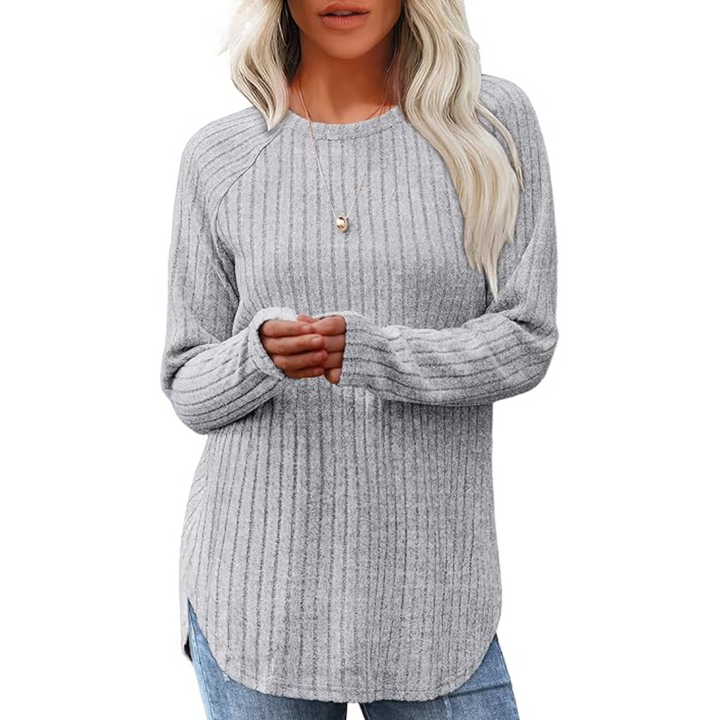 BARBARA | LÖS TRÖJA MED RUND HALS