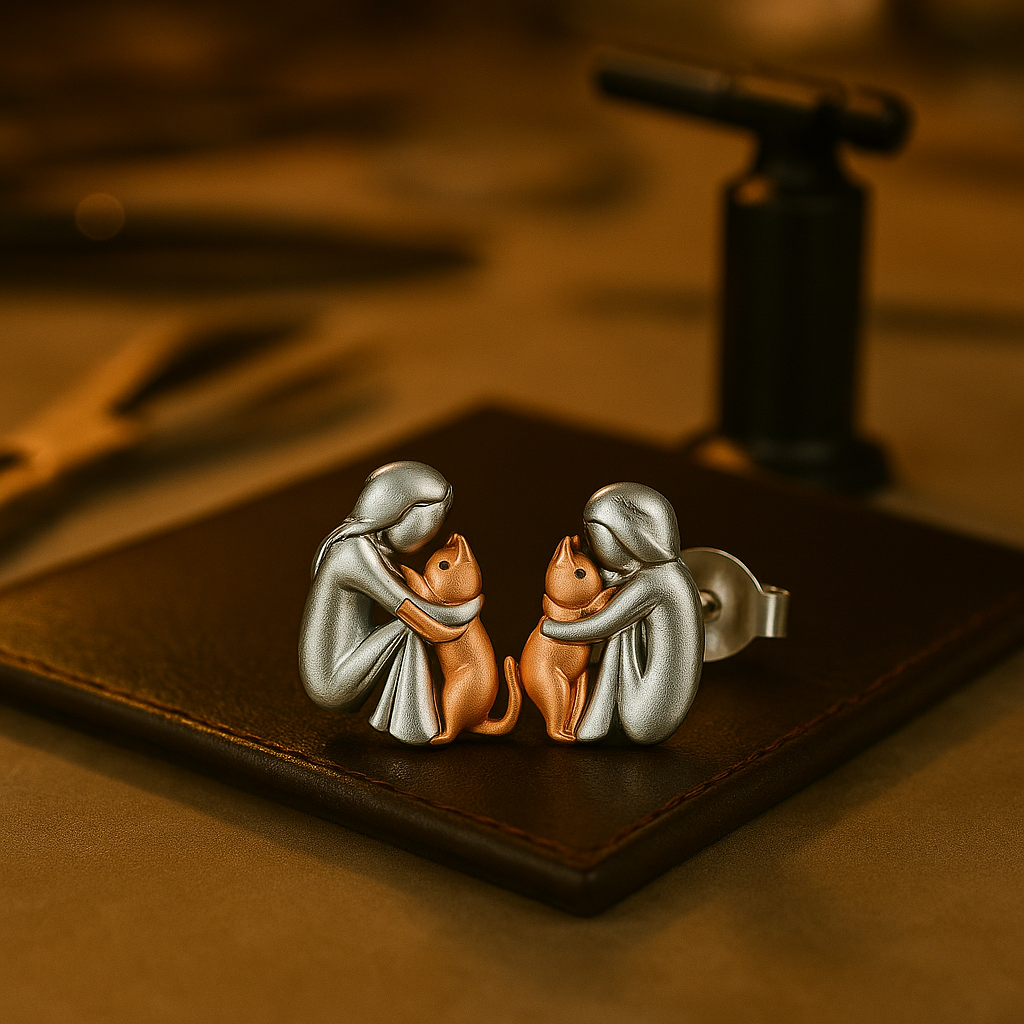 Sara | Cat Earrings