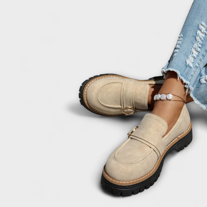 Astrid™ | Avslappnade loafers med rund tå