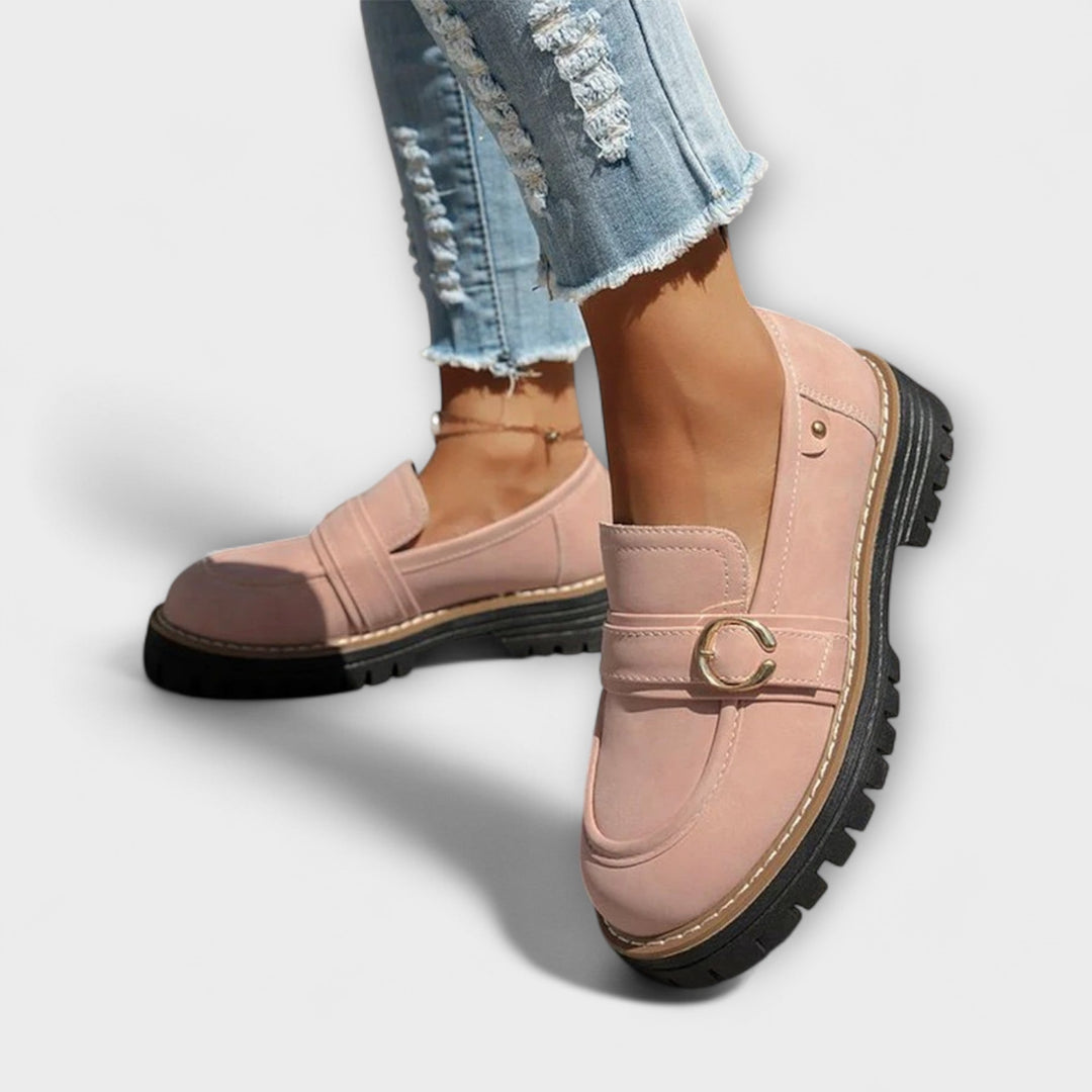 Astrid™ | Avslappnade loafers med rund tå