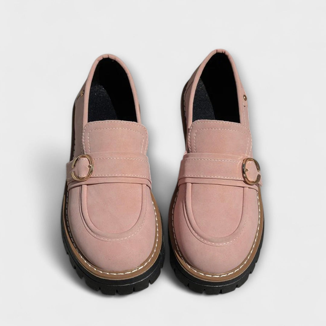 Astrid™ | Avslappnade loafers med rund tå