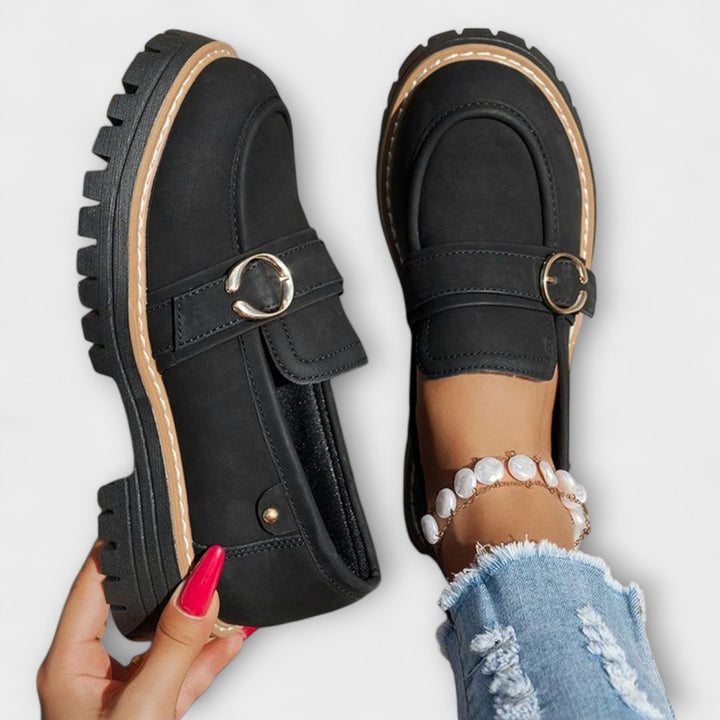 Astrid™ | Avslappnade loafers med rund tå