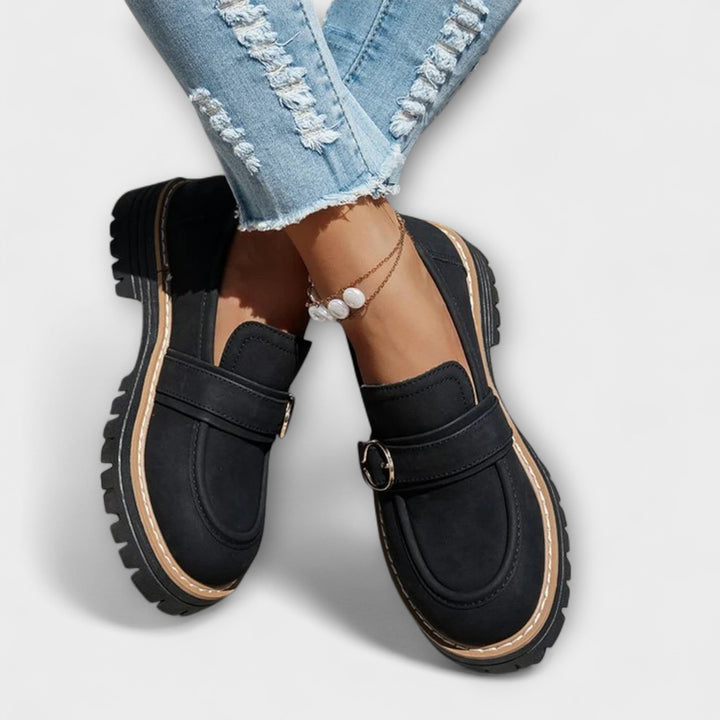 Astrid™ | Avslappnade loafers med rund tå