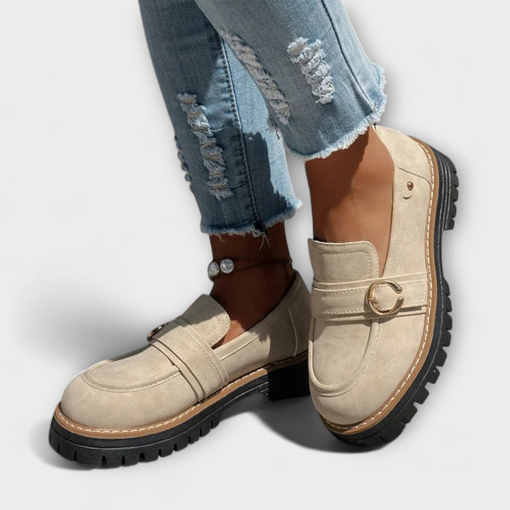 Astrid™ | Avslappnade loafers med rund tå