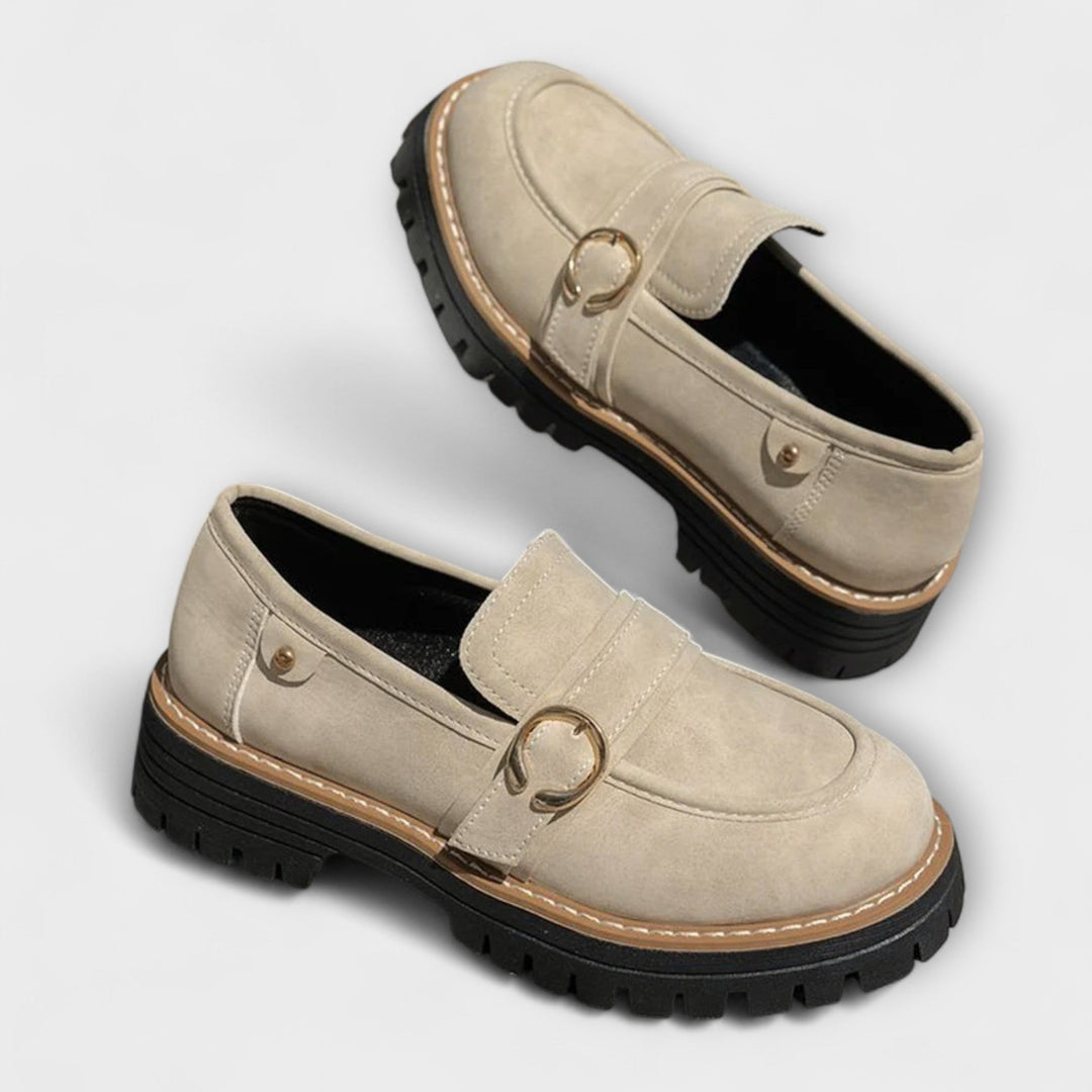 Astrid™ | Avslappnade loafers med rund tå
